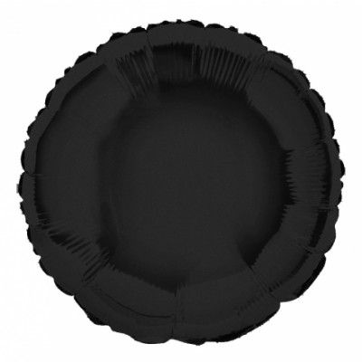 Folieballong Rund Svart
