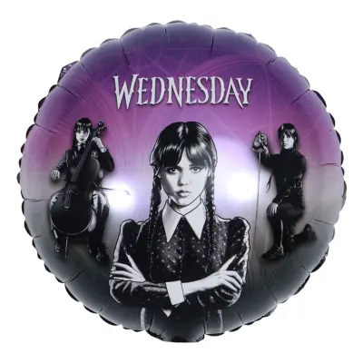 Folieballong Rund Wednesday