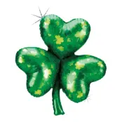Folieballong Shamrock Holographic Shape