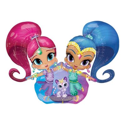 Folieballong Shimmer & Shine Airwalker