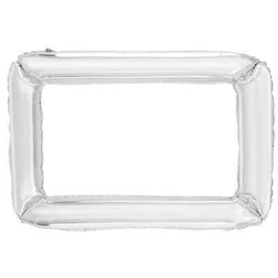 Folieballong Silverram 87x72cm