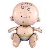 Folieballong Sittande Bebis