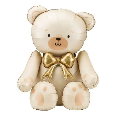 Folieballong Sittande Nallebjörn