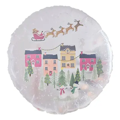 Folieballong Snöglob