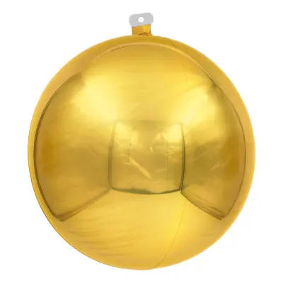 Folieballong Spegelboll Guld 3-pack - 18 cm