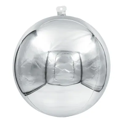 Folieballong Spegelboll Silver 3-pack - 18 cm