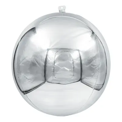 Folieballong Spegelboll Silver 3-pack - 25 cm