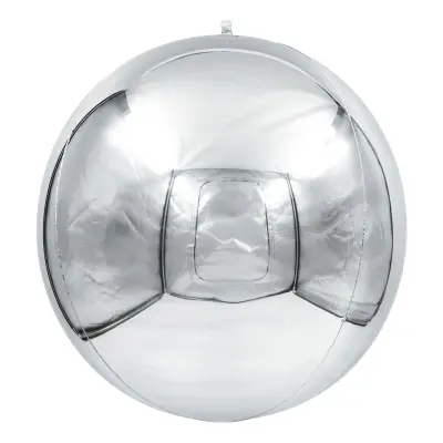 Folieballong Spegelboll Silver 3-pack - 61 cm