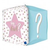 Folieballong Square Gender Reveal