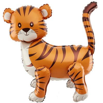 Folieballong Stående Tiger 58x56cm