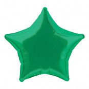 Folieballong Stjärna Grön