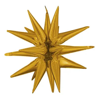 Folieballong Stjärna Guld