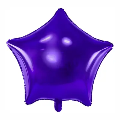 Folieballong Stjärna Lila
