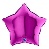 Folieballong Stjärna Lila - 45 cm