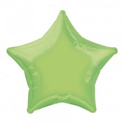 Folieballong Stjärna Ljusgrön