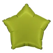 Folieballong Stjärna Satin Matcha Latte