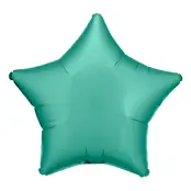 Folieballong Stjärna Silke Grön