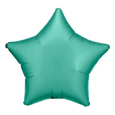 Folieballong Stjärna Silke Grön