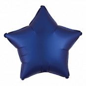 Folieballong Stjärna Silke Mörkblå