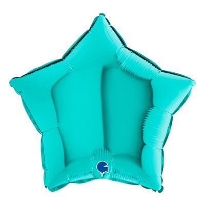 Folieballong Stjärna Tiffany - 1-pack