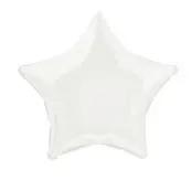 Folieballong stjärna vit - 51 cm