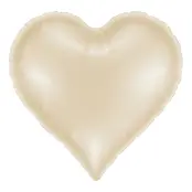 Folieballong Sweetie Heart Satin Cream