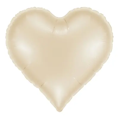 Folieballong Sweetie Heart Satin Cream