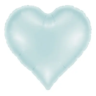 Folieballong Sweetie Heart Satin Pastellblå