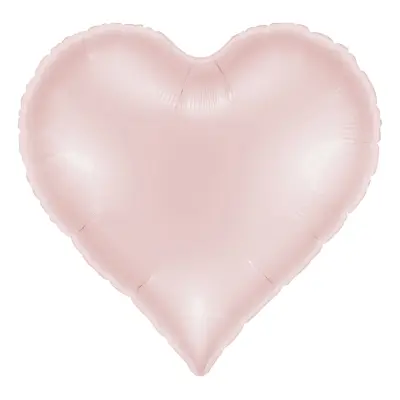 Folieballong Sweetie Heart Satin Pastellrosa