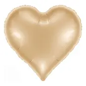 Folieballong Sweetie Heart White Gold