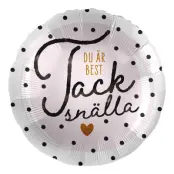 Folieballong Tack Snälla