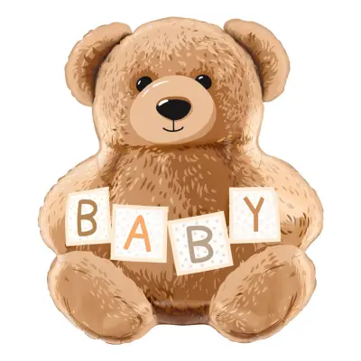 Folieballong Teddybjörn Baby