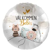 Folieballong Välkommen Bebis