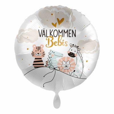 Folieballong Välkommen Bebis