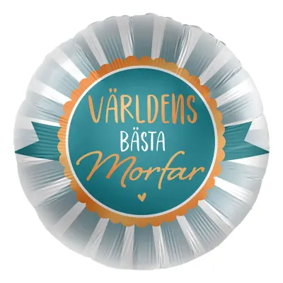 Folieballong Världens Bästa Morfar