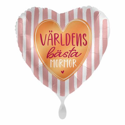 Folieballong Världens Bästa Mormor