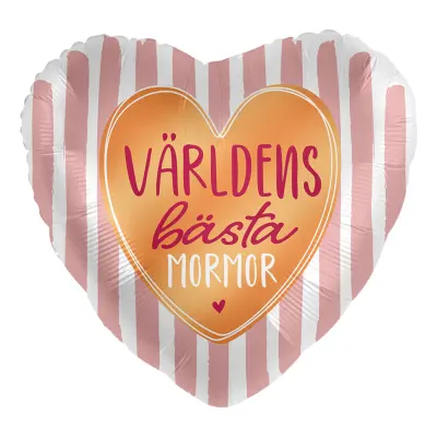 Folieballong Världens Bästa Mormor