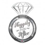 Folieballong Vigselring Happily Ever After