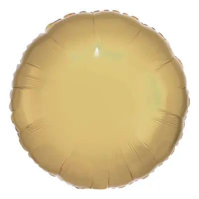 Folieballong Vitguld Metallic