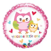 Folieballong Welcome Little One