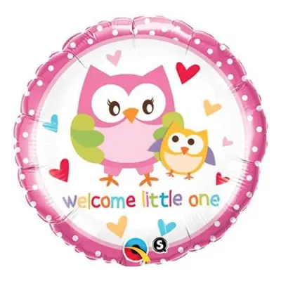 Folieballong Welcome Little One