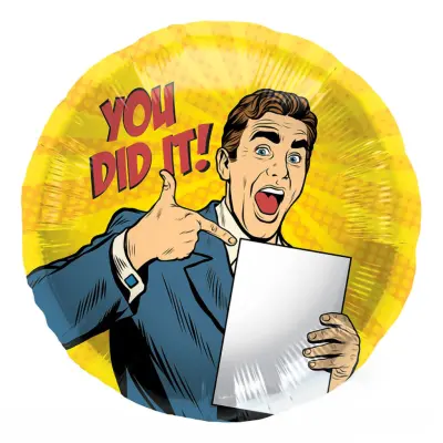 Folieballong You Did It Rund