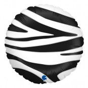 Folieballong Zebra Striped