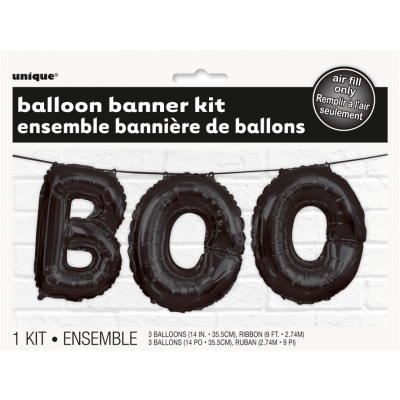 Folieballongballonger färdigt kit - boo