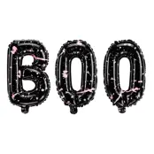 Folieballonger BOO Svart/Rosa