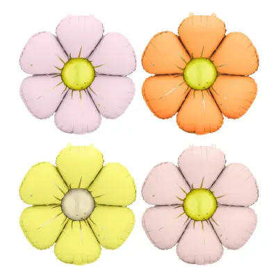 Folieballonger Prästkragar för Ballongbåge - 4-pack