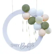 Foto Booth Ram Hey Baby med Ballonger