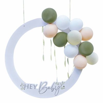 Foto Booth Ram Hey Baby med Ballonger