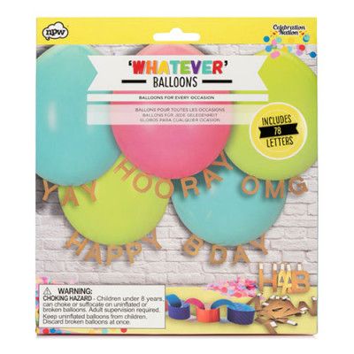 Gör-din-egen Ballonggirlang med Text