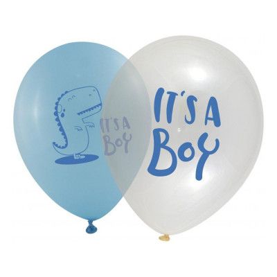 Latexballonger It's a Boy Dinosaurie - 10-pack